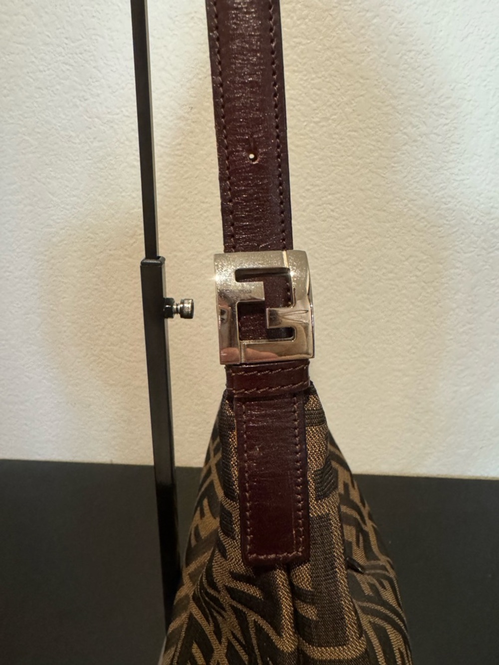 FENDI Zucca V-Cut Shoulder Bag - Picture 10 of 14